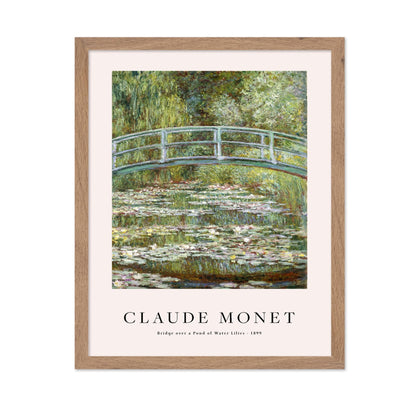 Claude Monet - Bridge Over A Pond of Water Lilies