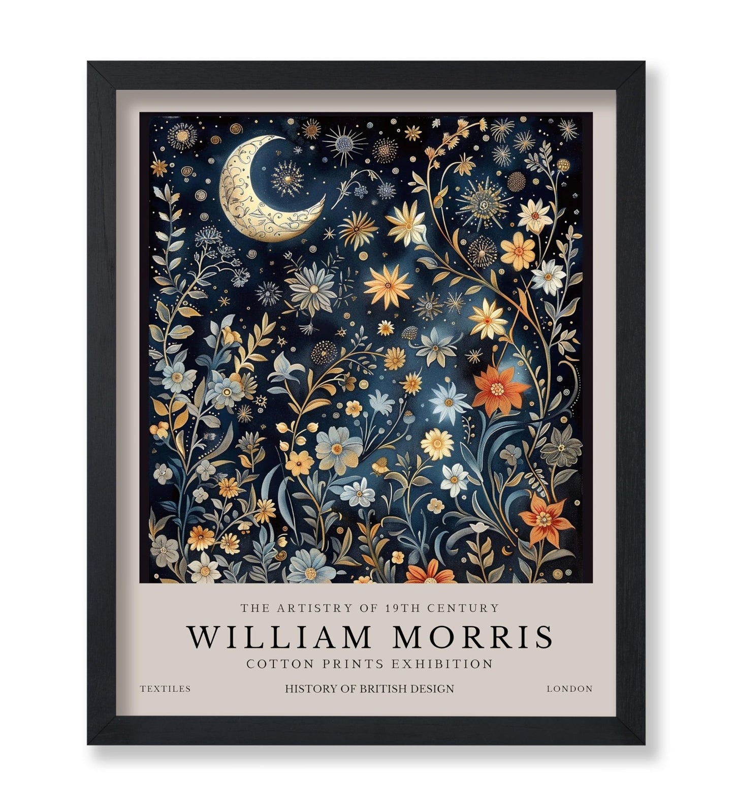 William Morris - Moon & Stars No2