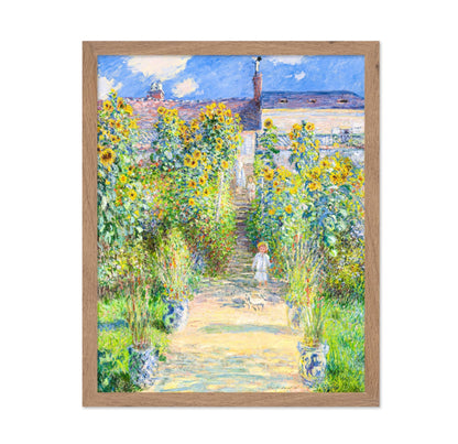 Claude Monet - Artist's Garden at Vetheuil No2