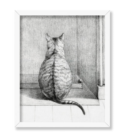 Jean Bernard - Sitting Cat