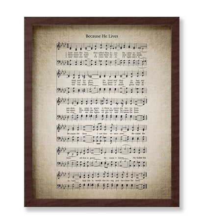 Because He Lives Hymnal Sheet