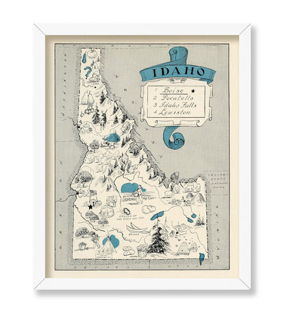 Idaho Pictorial Map
