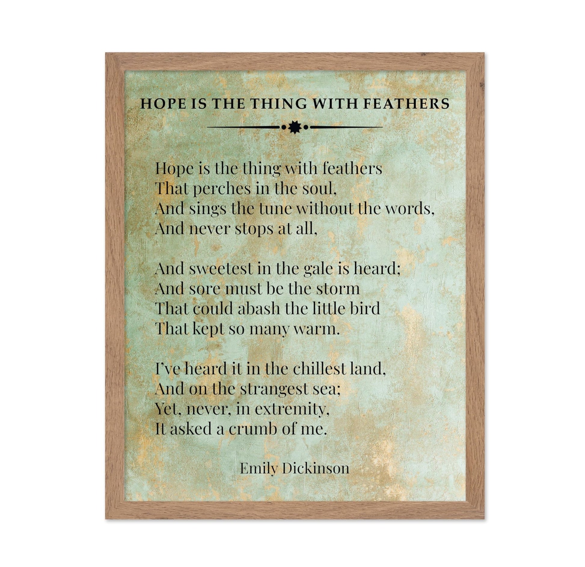 Hope is The Thing with Feathers