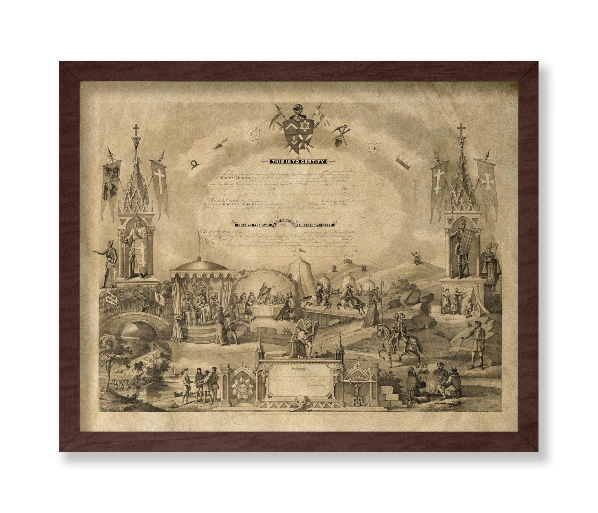 Knight's Templar Certificate