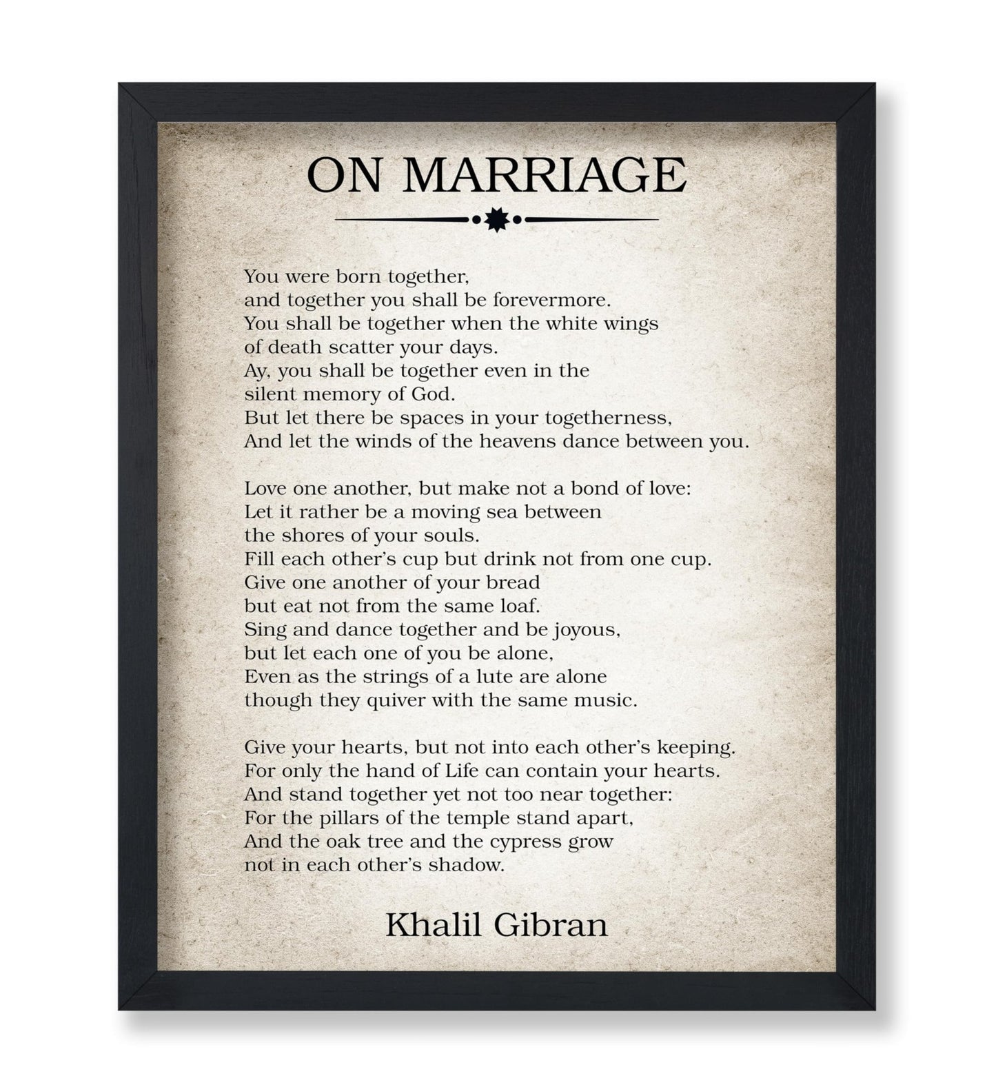 On Marriage