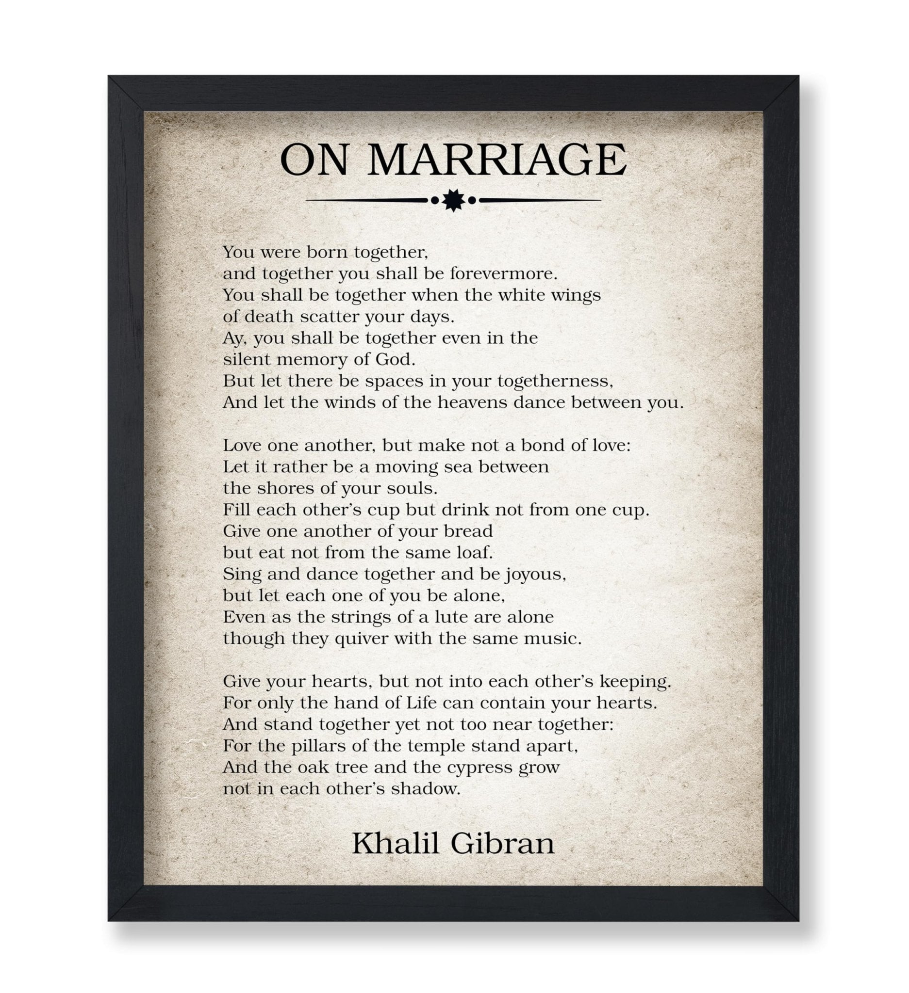 On Marriage