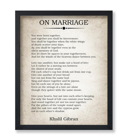 On Marriage