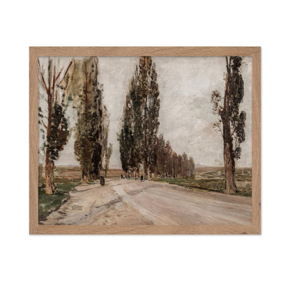 Boulevard of Poplars near Plankenberg