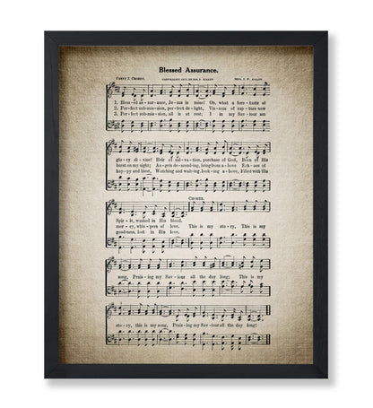 Blessed Assurance Hymnal Sheet