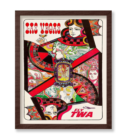 Las Vegas Queen Playing Card