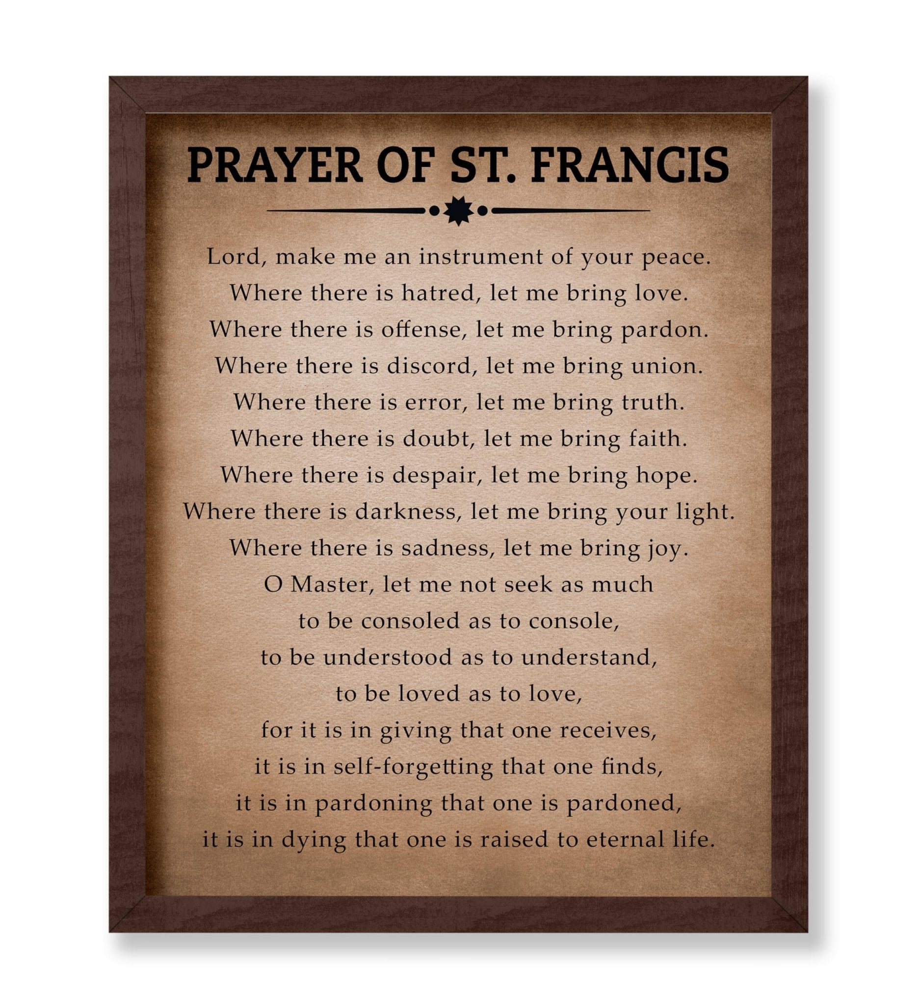Prayer of Saint Francis