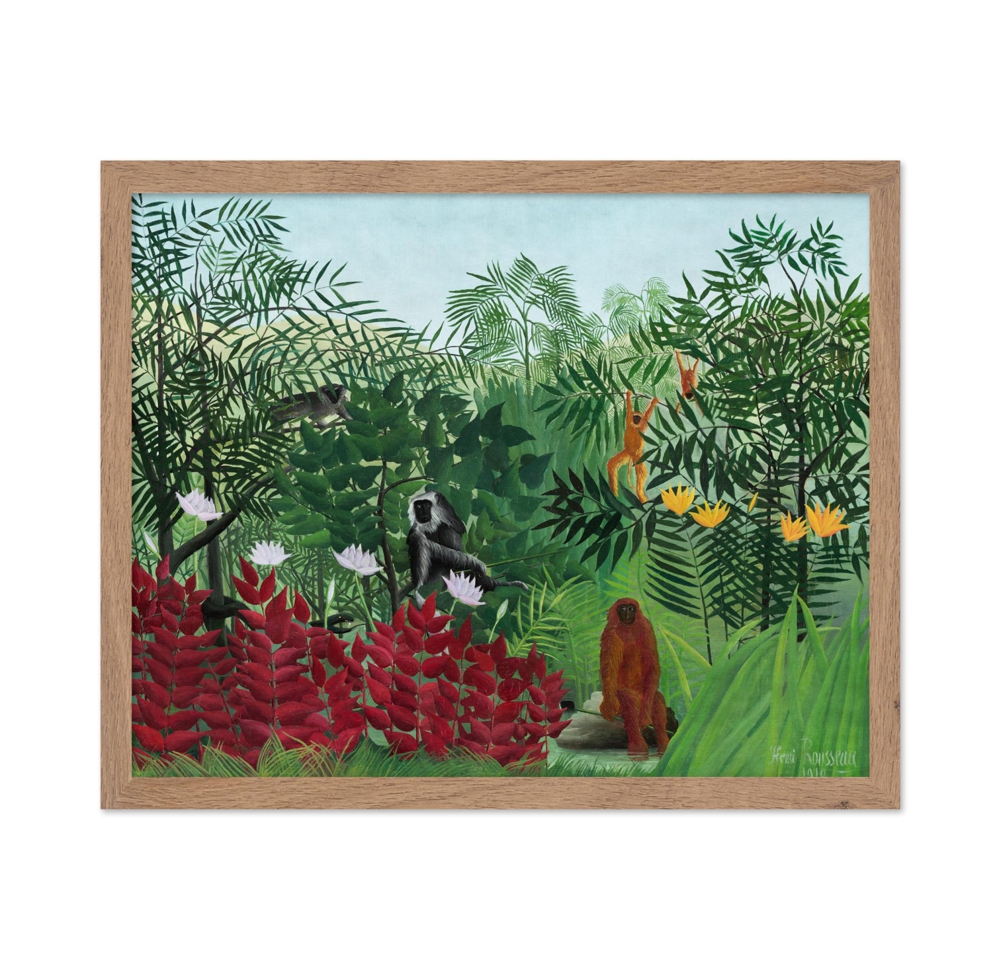 Henri Rousseau - Tropical Forest