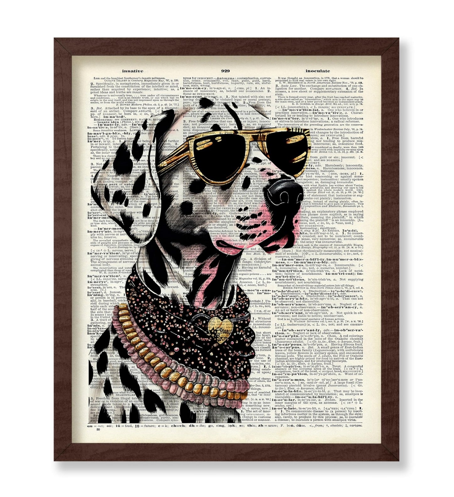 Dalmatian in Glasses No3