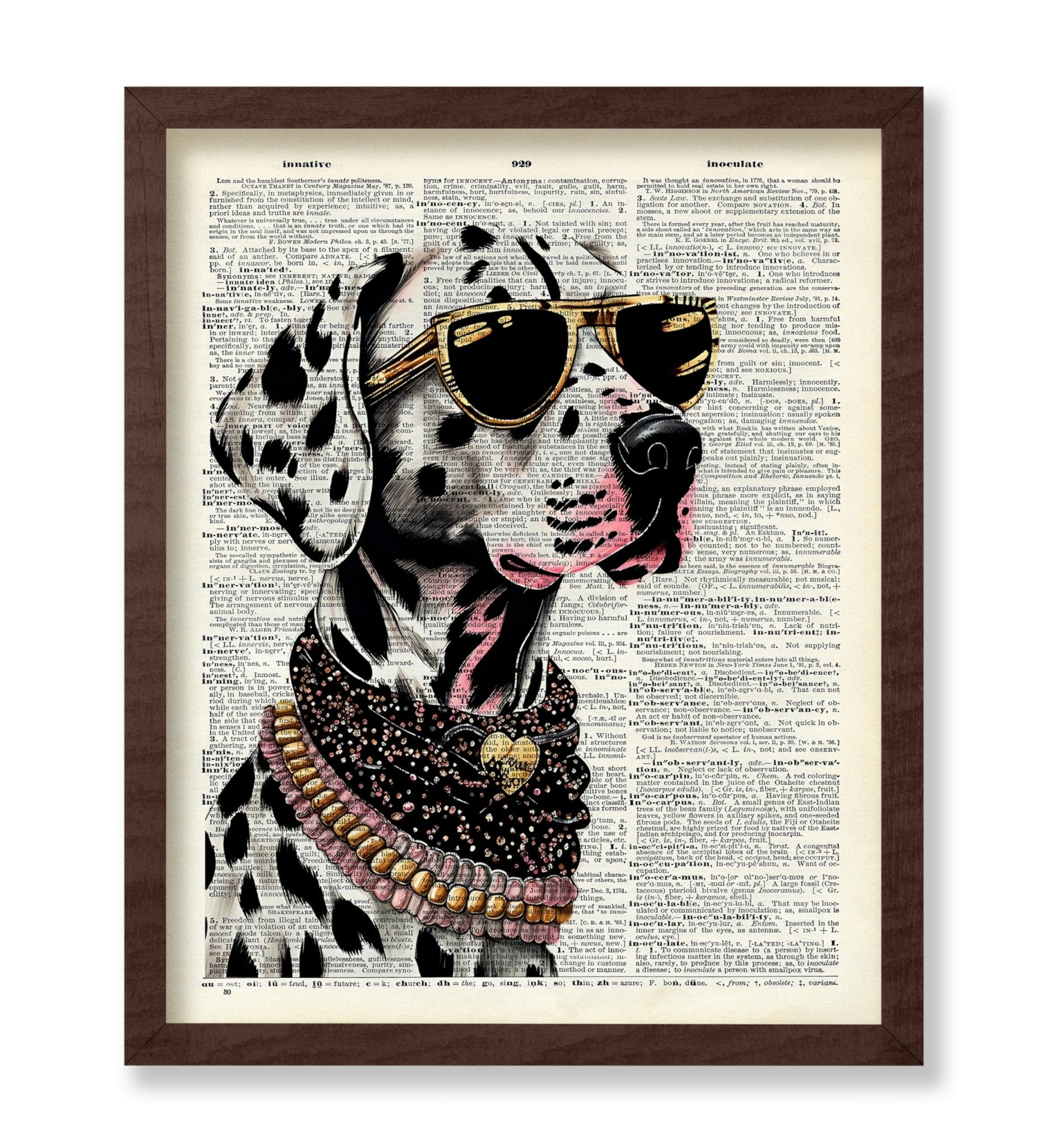 Dalmatian in Glasses No3