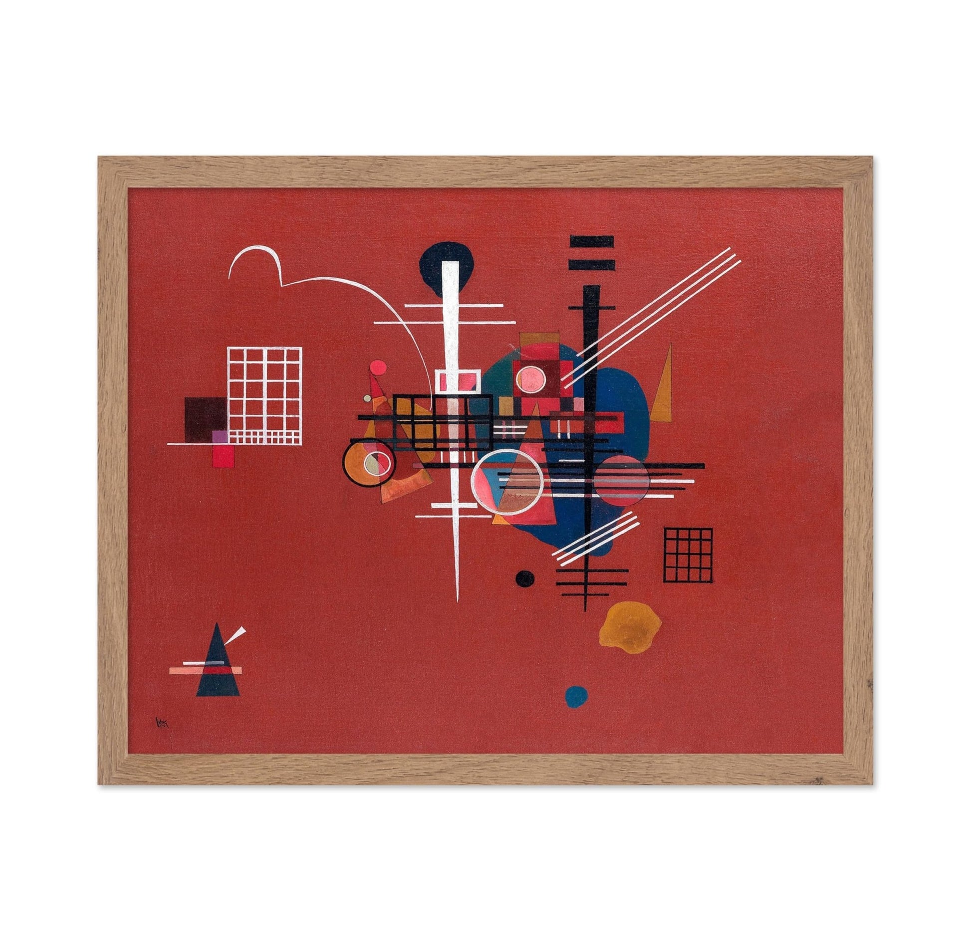 Wassily Kandinsky - Dull Red No2