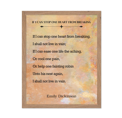 If I Can Stop One Heart From Breaking