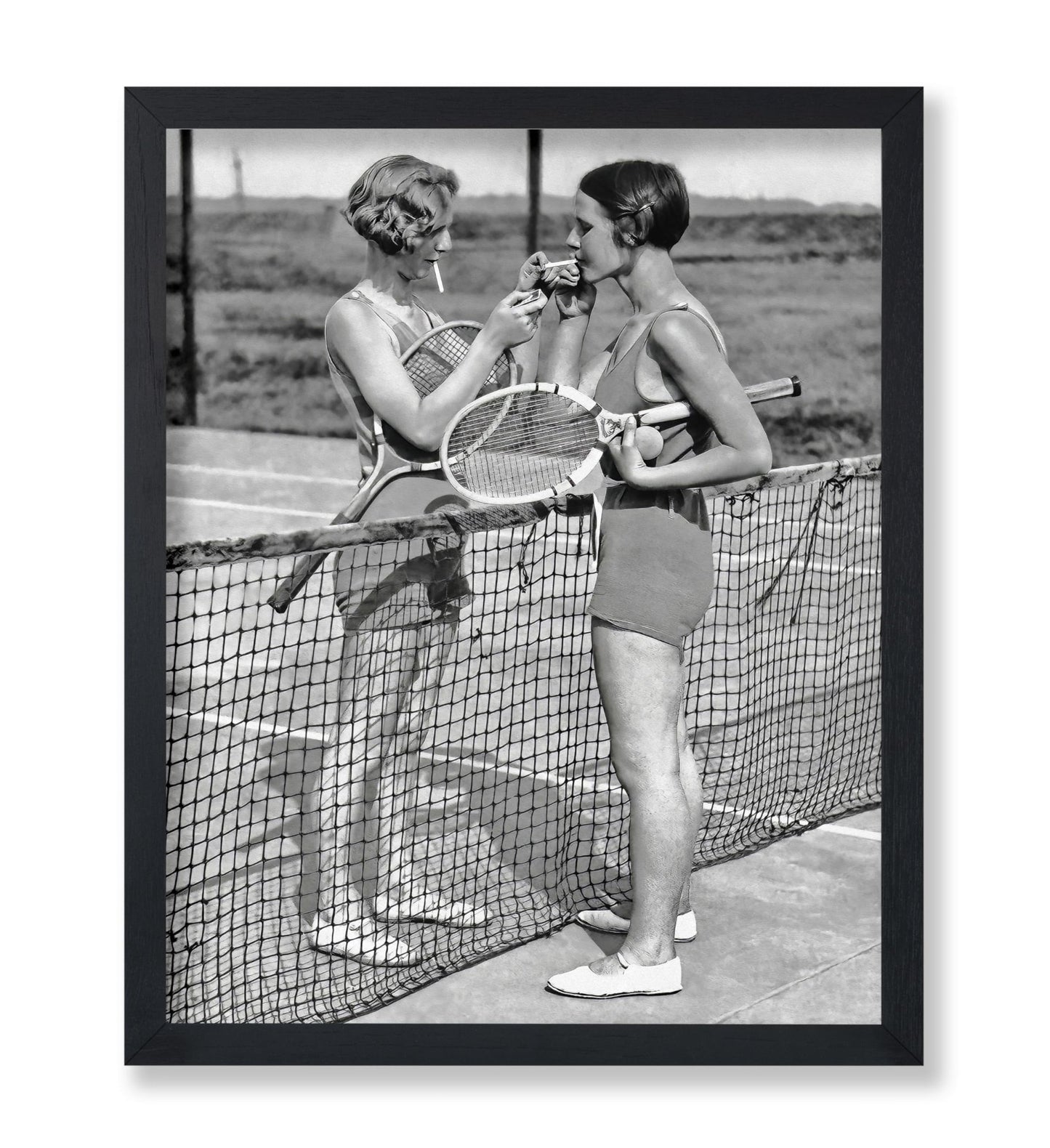 Smoking Tennis Girls