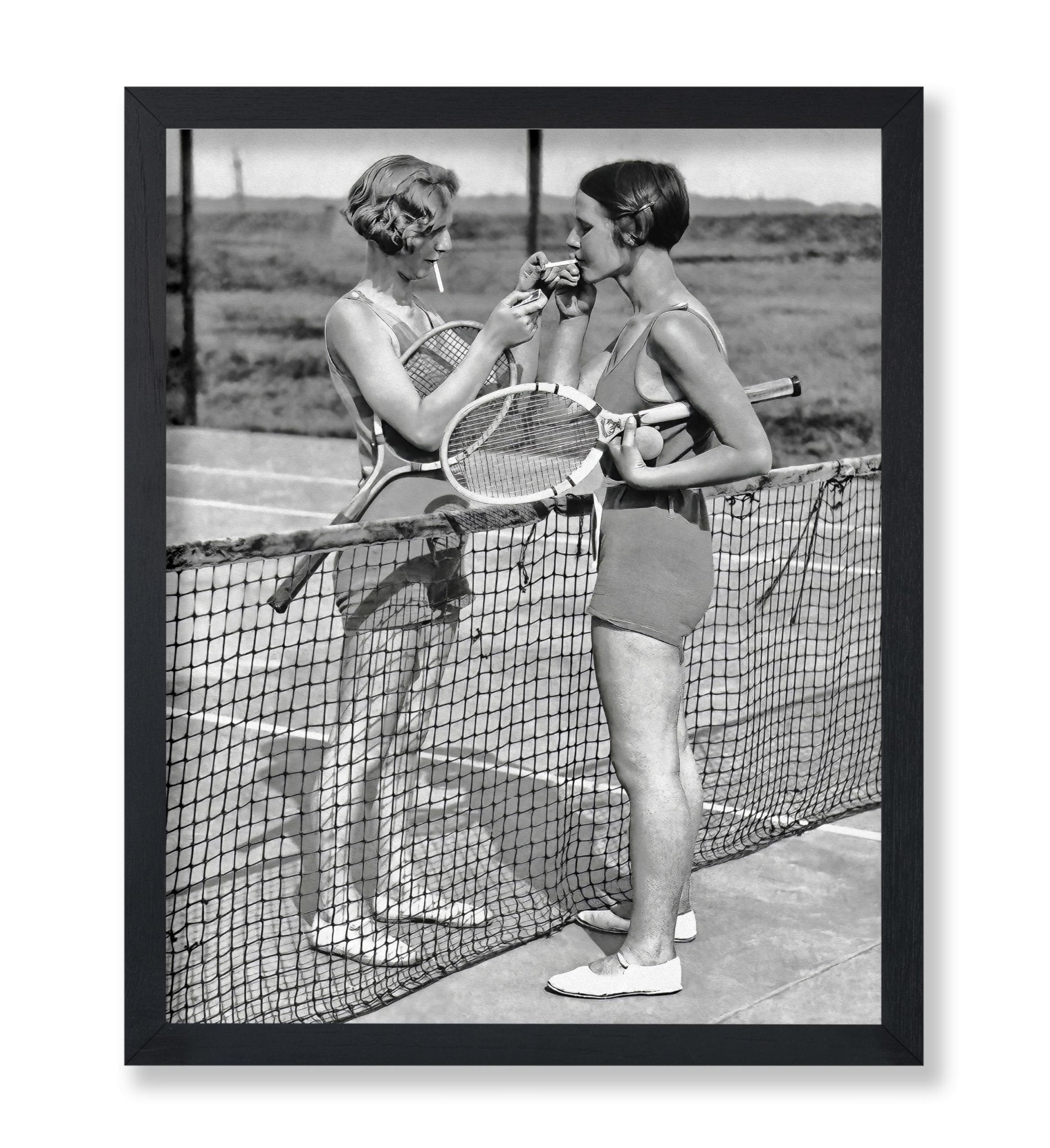 Smoking Tennis Girls