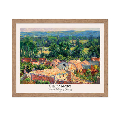 Claude Monet - View on Village of Giverny