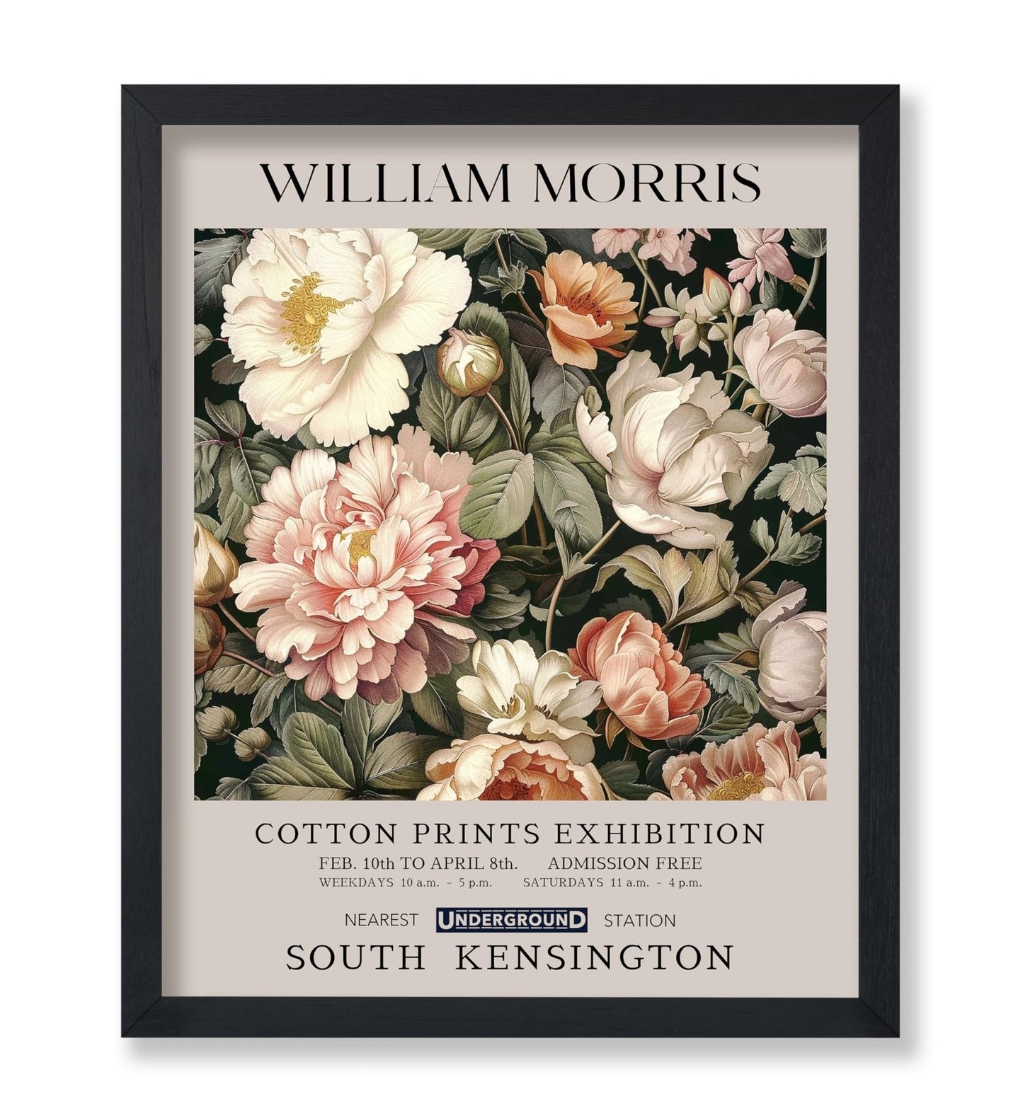 William Morris - Pink Peonies