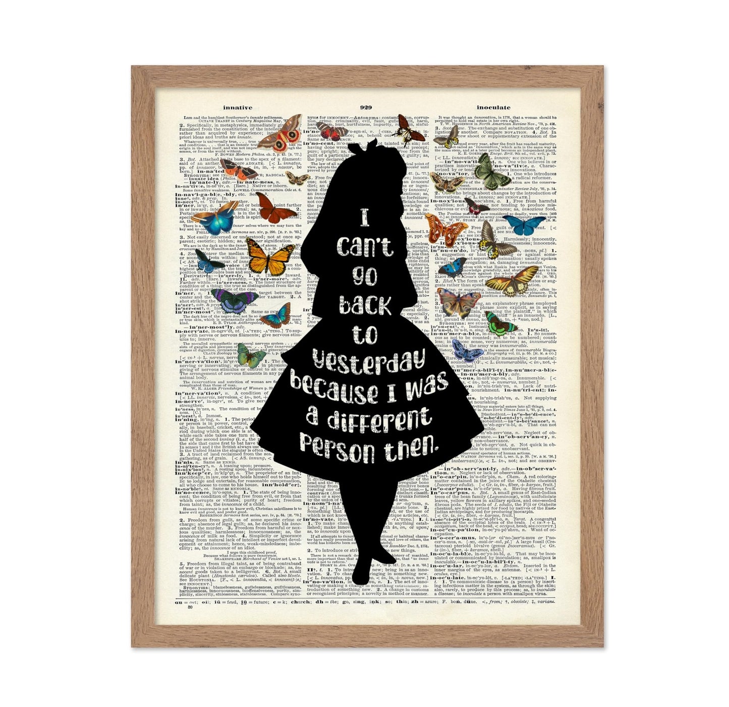 Alice In Wonderland I Can't Go Back To Yesterday No1