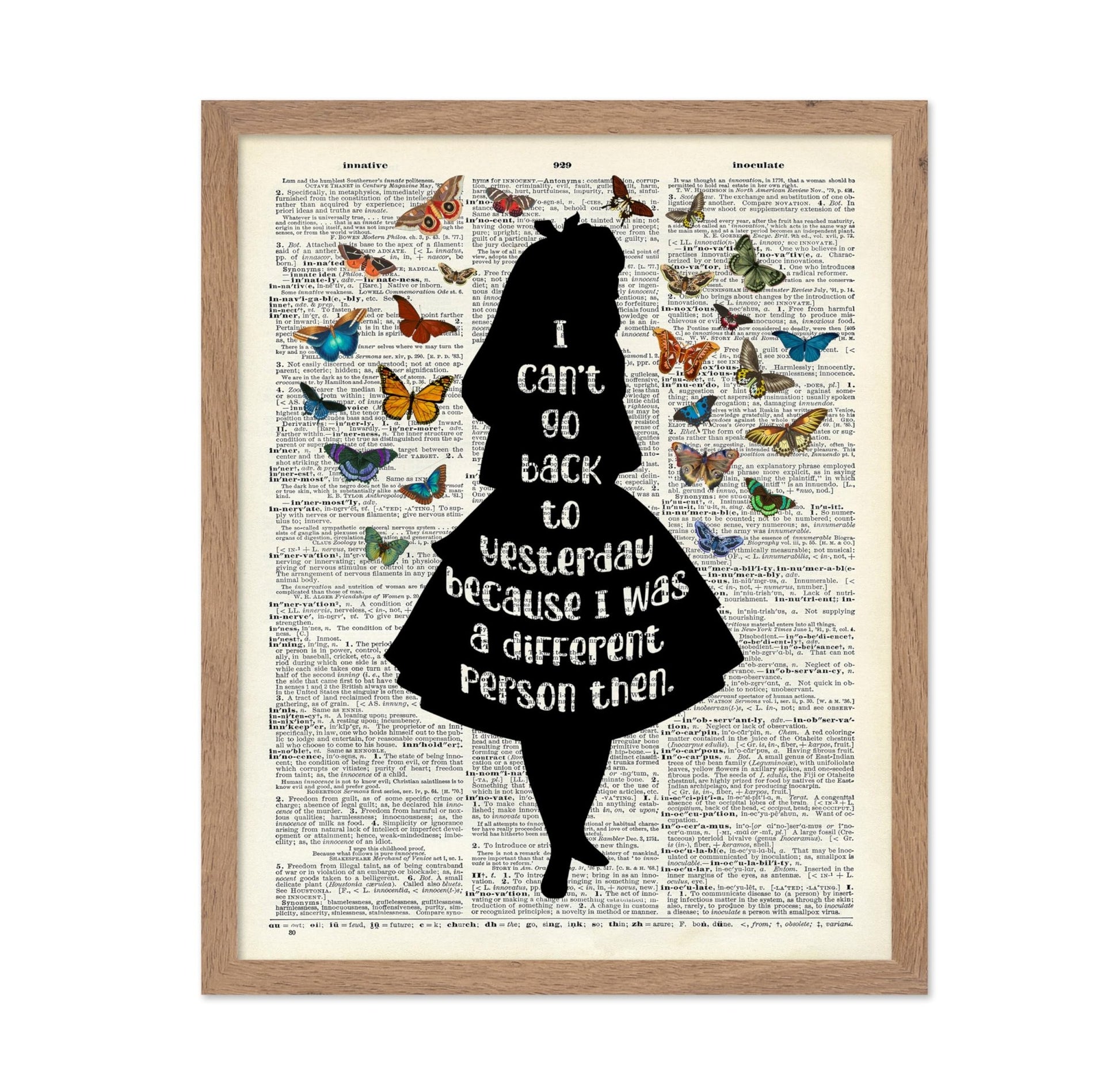 Alice In Wonderland I Can't Go Back To Yesterday No1
