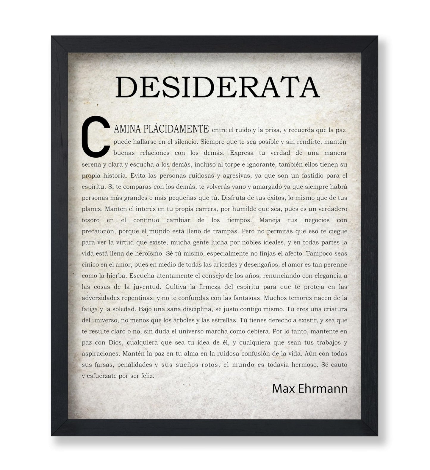 Max Ehrmann Desiderata