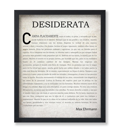 Max Ehrmann Desiderata