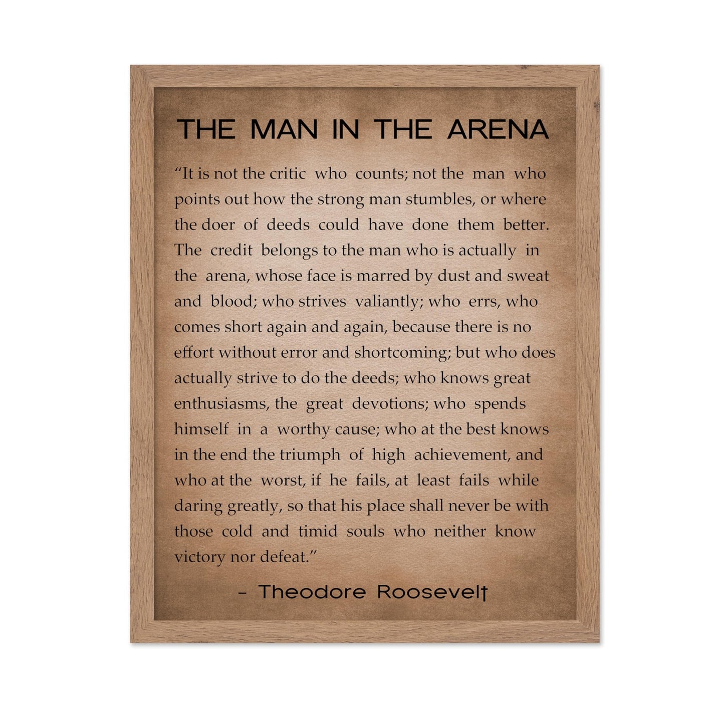 Man in the Arena