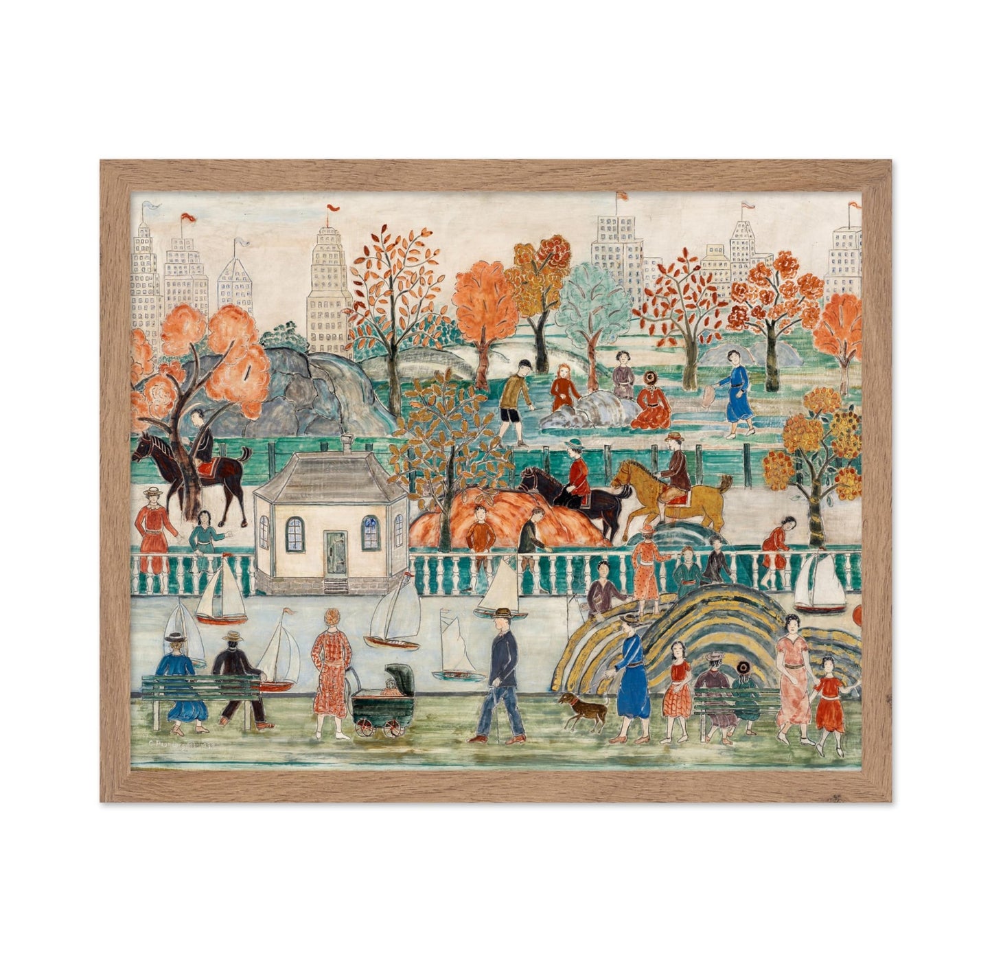 Charles Prendergast - Central Park