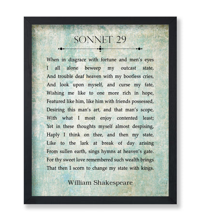 Sonnet 29