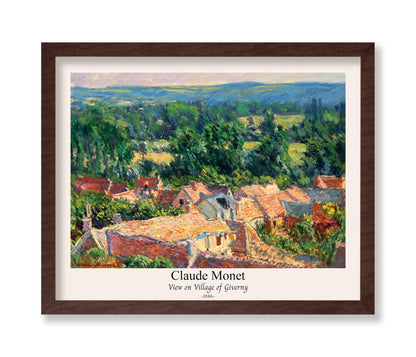 Claude Monet - View on Village of Giverny