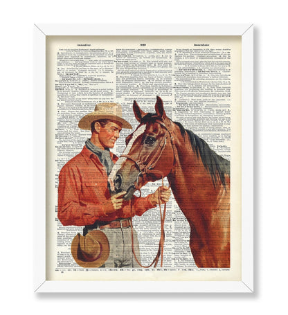 Cowboy and Horse
