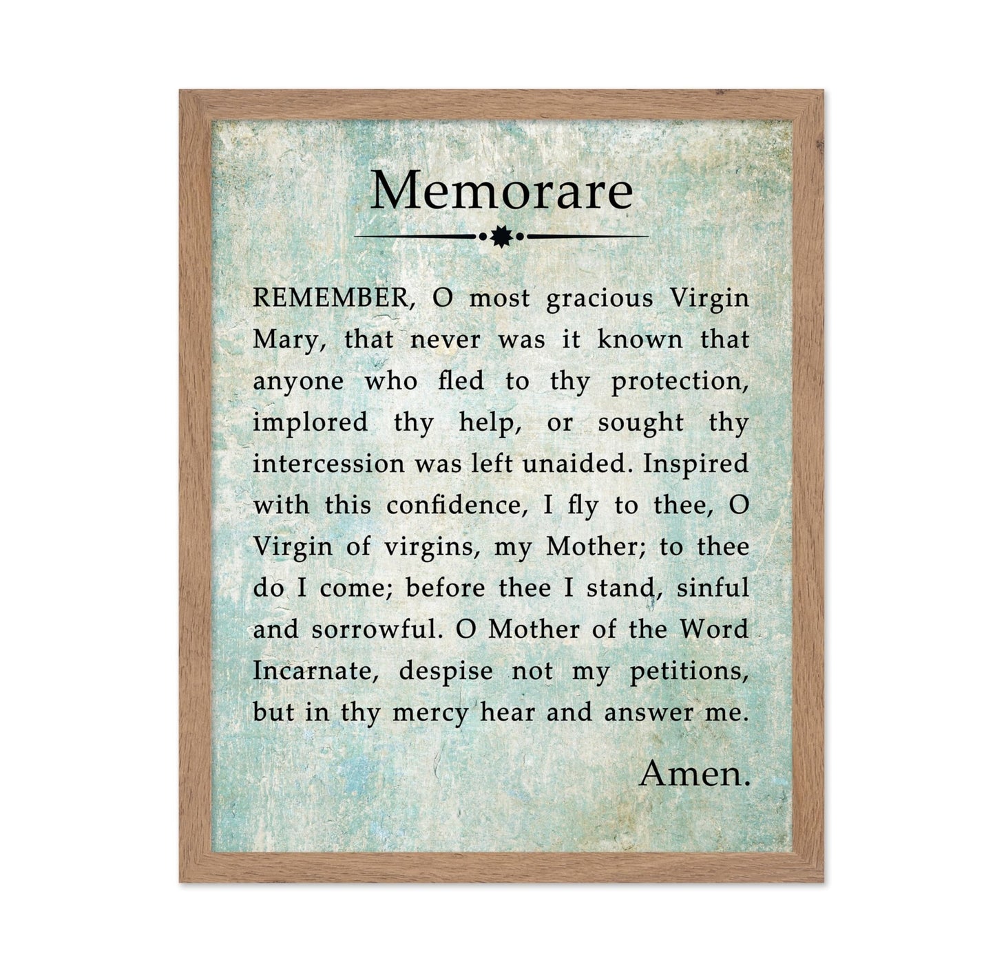 Memorare Prayer