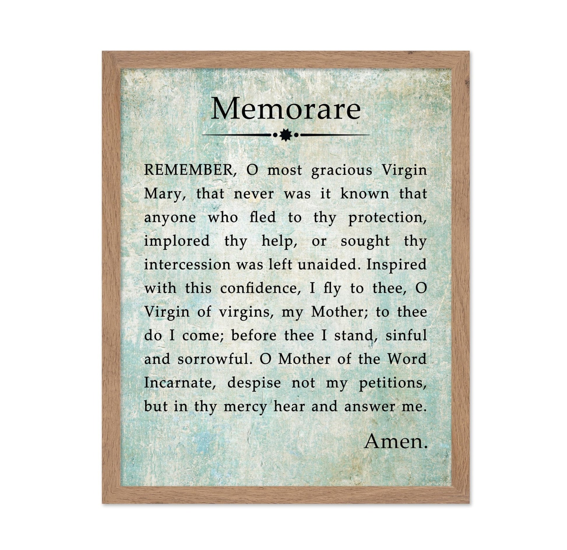 Memorare Prayer