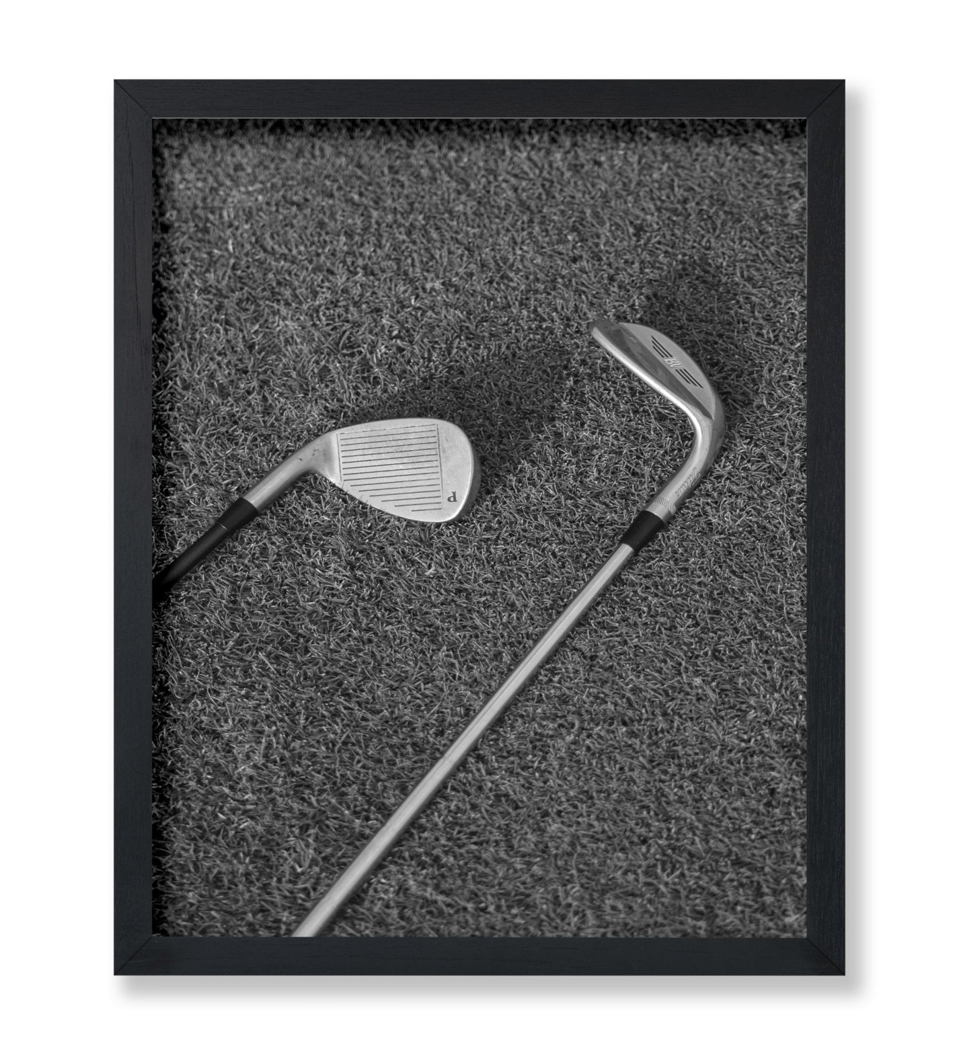 Golf Clubs on the Ground
