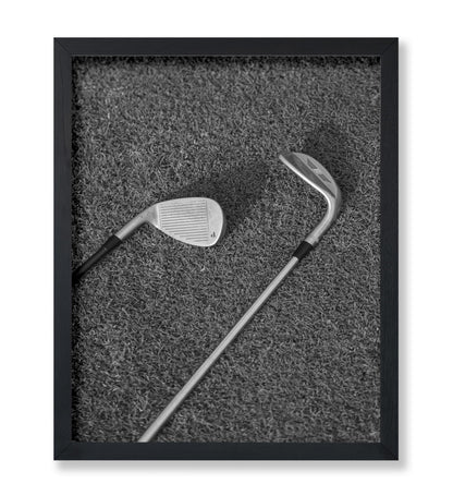 Golf Clubs on the Ground