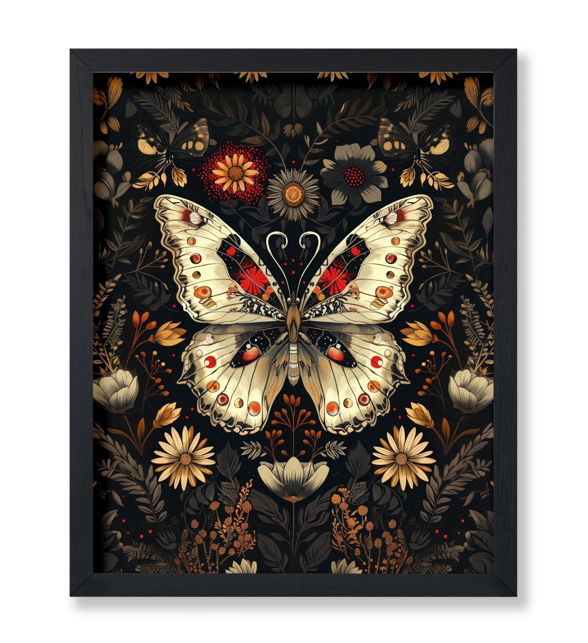 Butterfly & Flowers No2