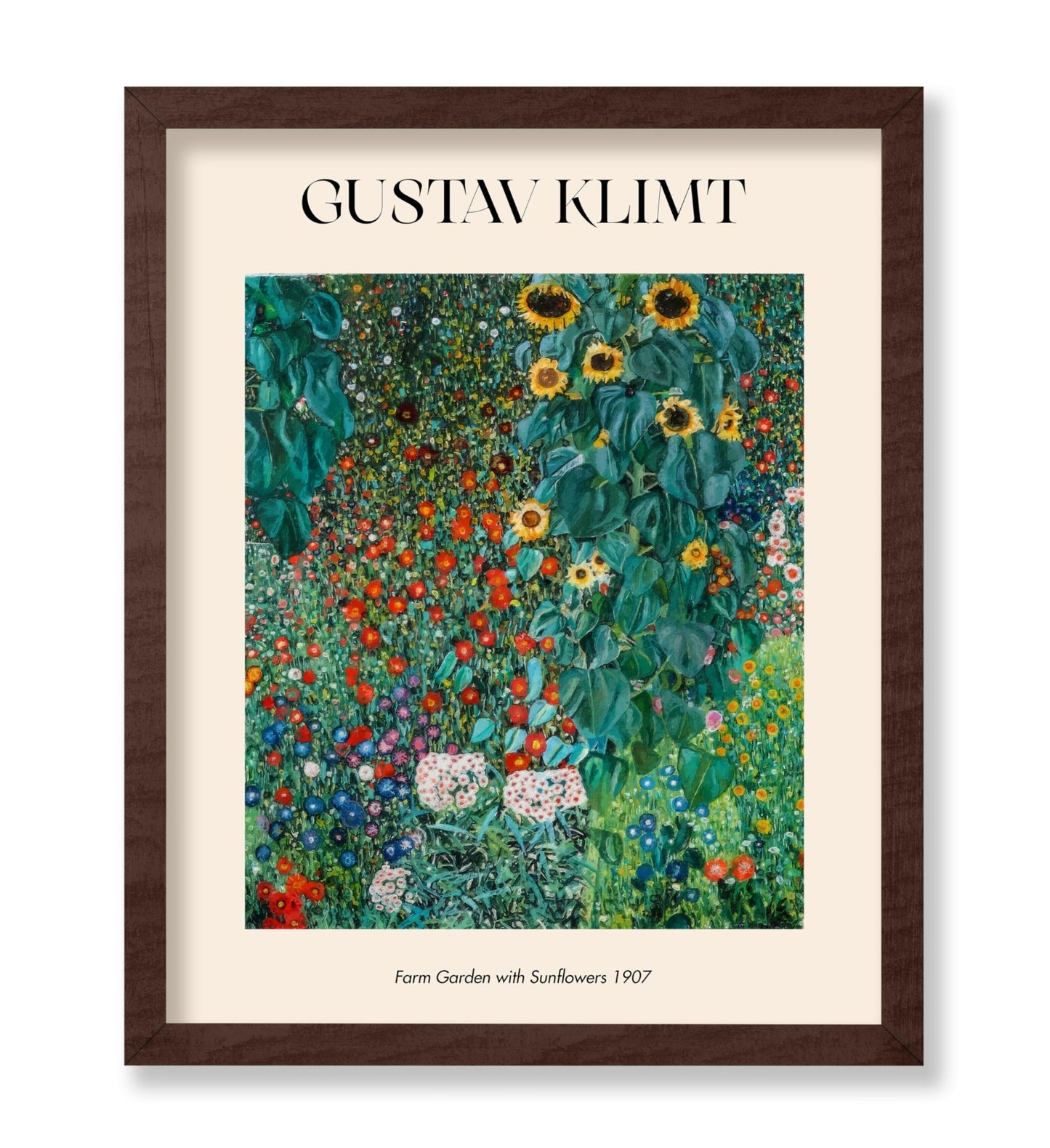 Gustav Klimt - Flower Garden with Sunflowers