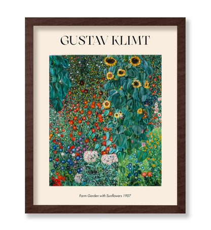 Gustav Klimt - Flower Garden with Sunflowers