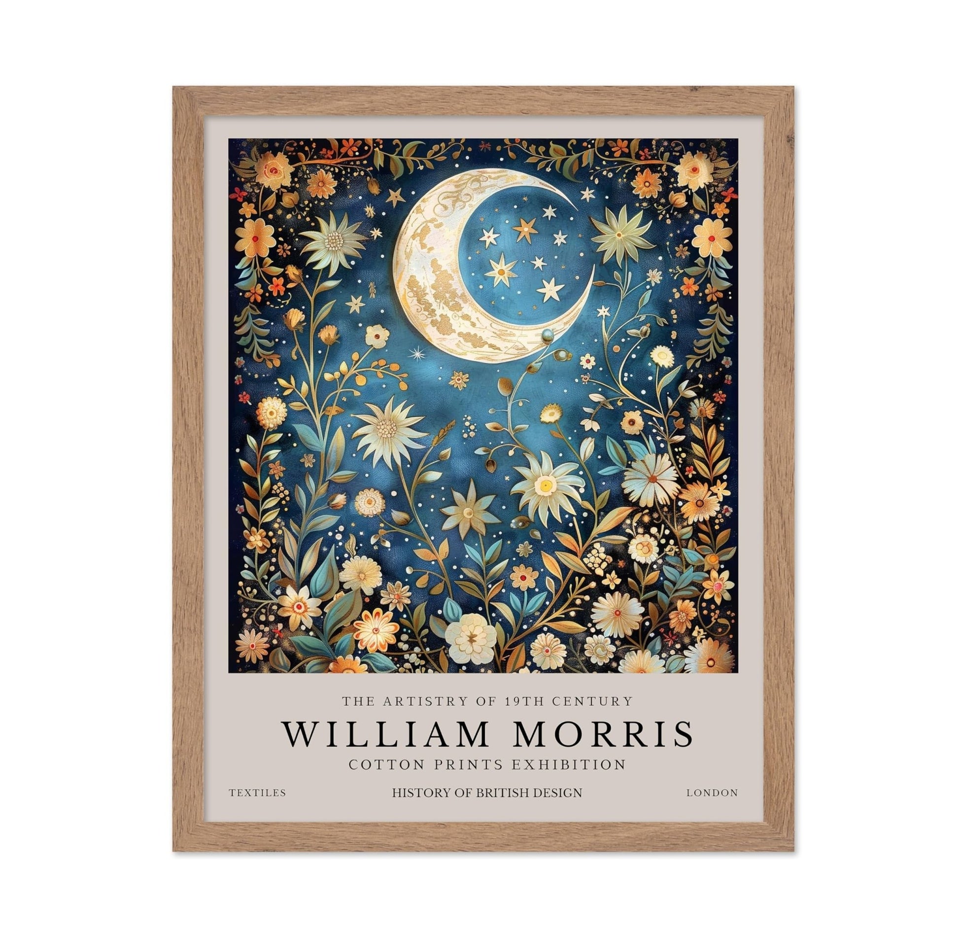 William Morris - Moon & Stars No3