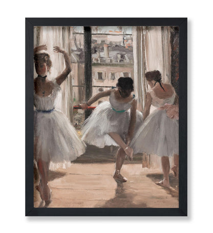 Edgar Degas - Three Dancers In An Exercise Hall
