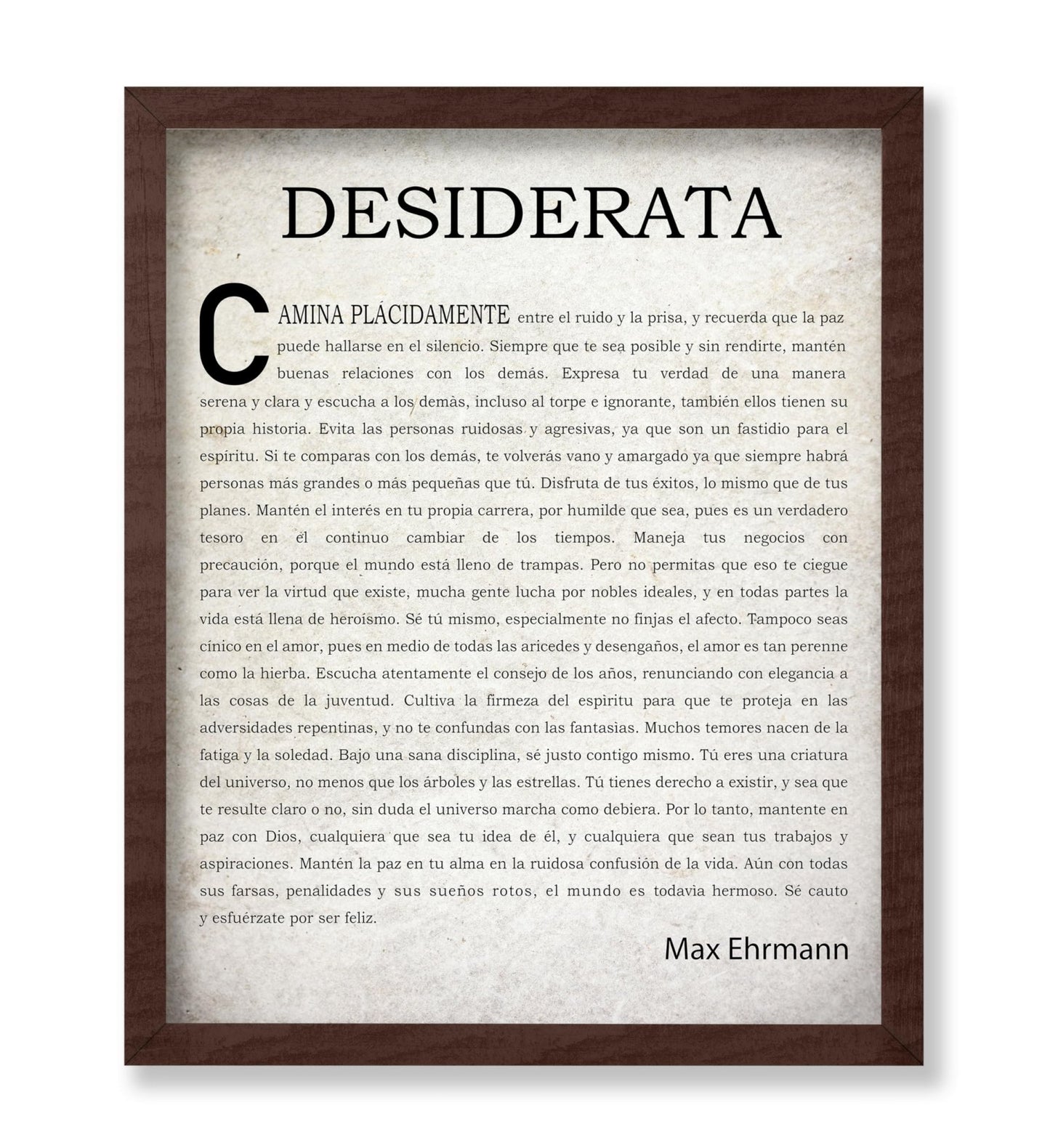 Max Ehrmann Desiderata
