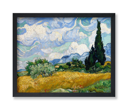 Van Gogh - Wheat Field with Cypresses No4