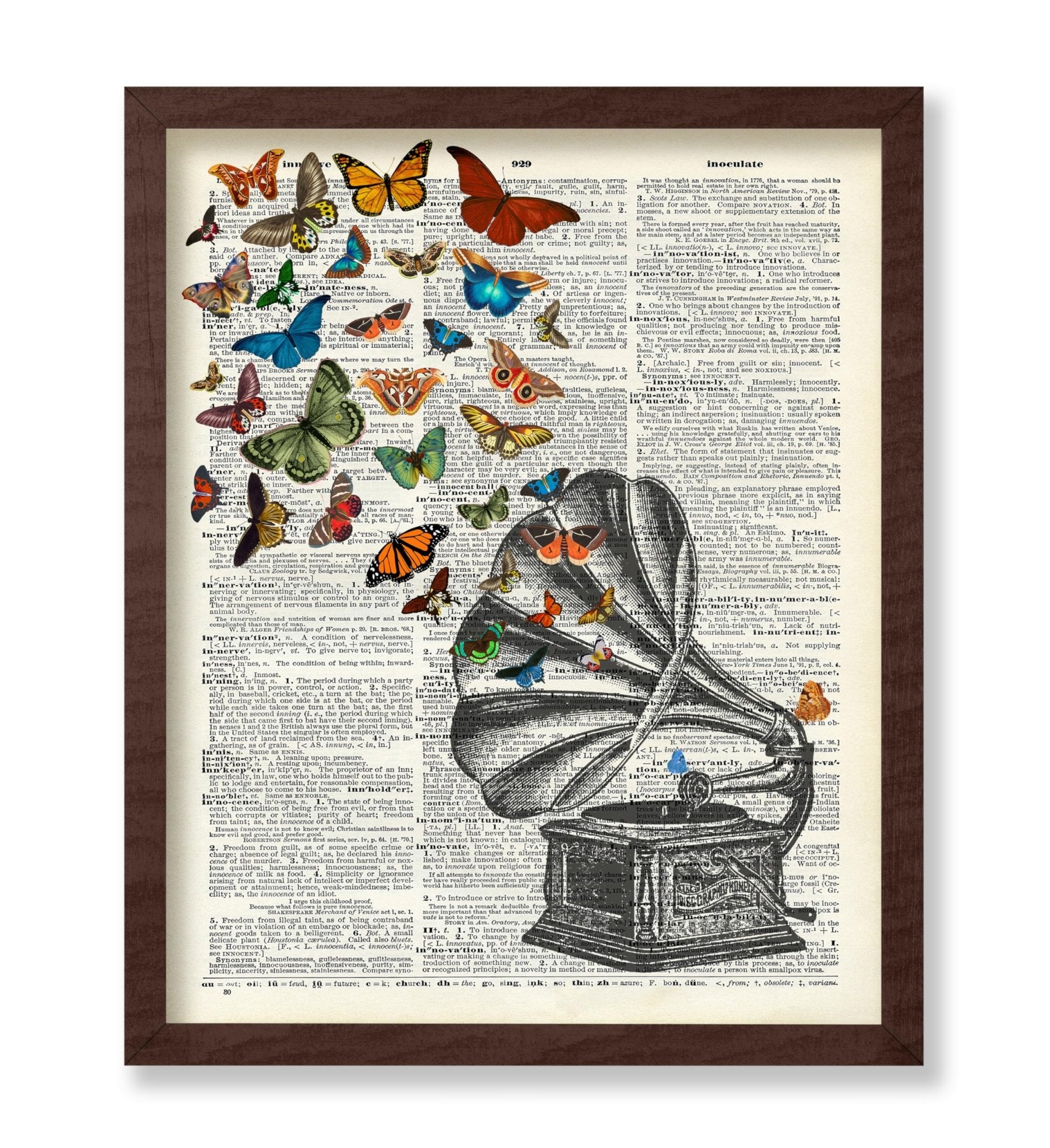 Phonograph and Butterflies