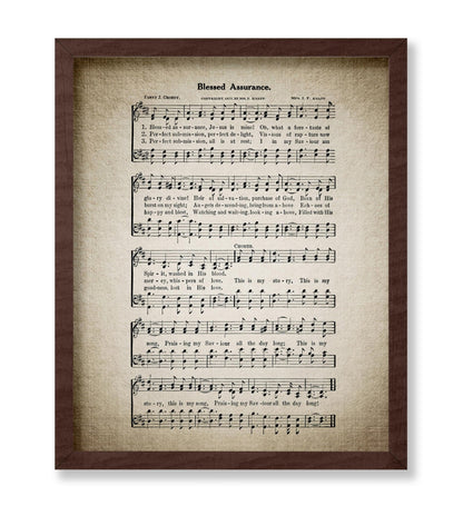 Blessed Assurance Hymnal Sheet