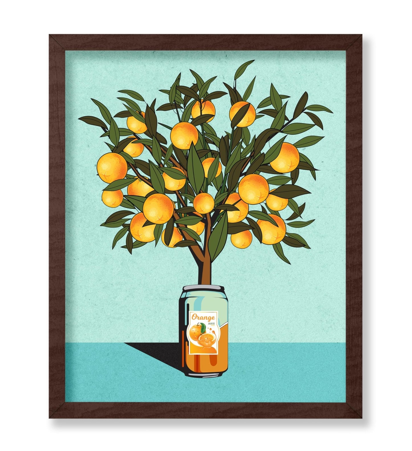 Orange Tree & Can
