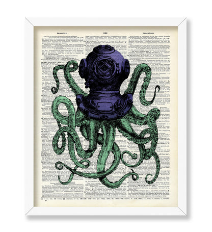 Kraken With Helmet