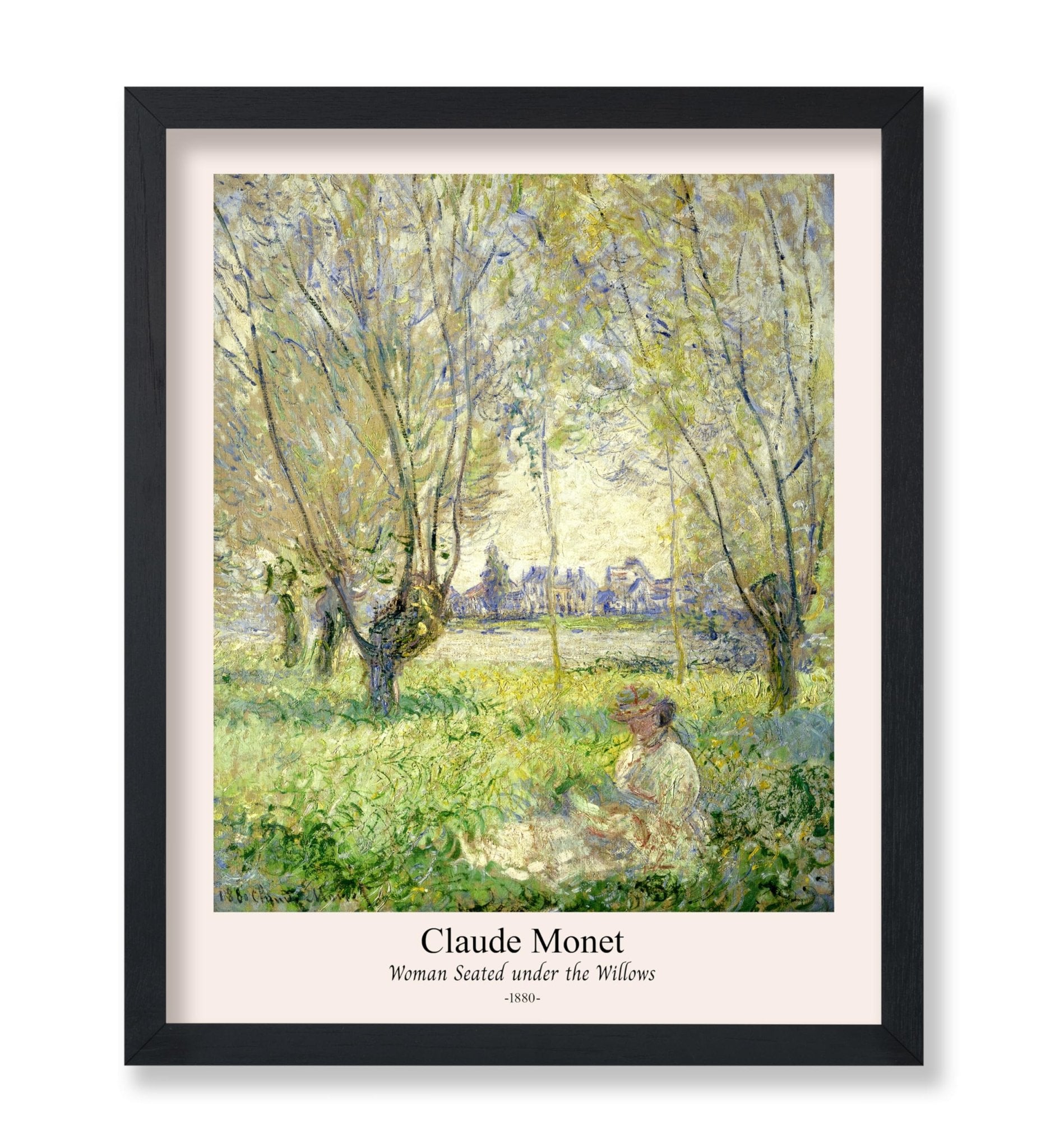 Claude Monet - Woman Seated Under the Willows