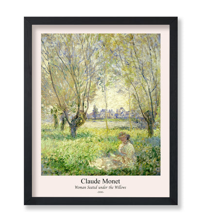 Claude Monet - Woman Seated Under the Willows
